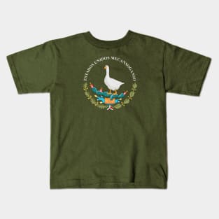 Estados Unidos Mecansoganso Kids T-Shirt